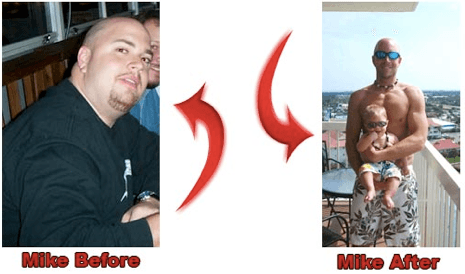 mike before and after