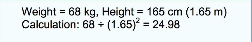 Bmi Formula