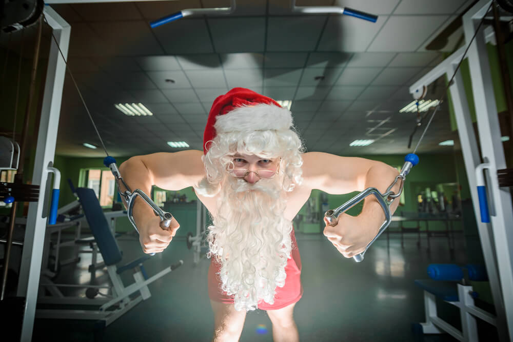 Christmas in the gym