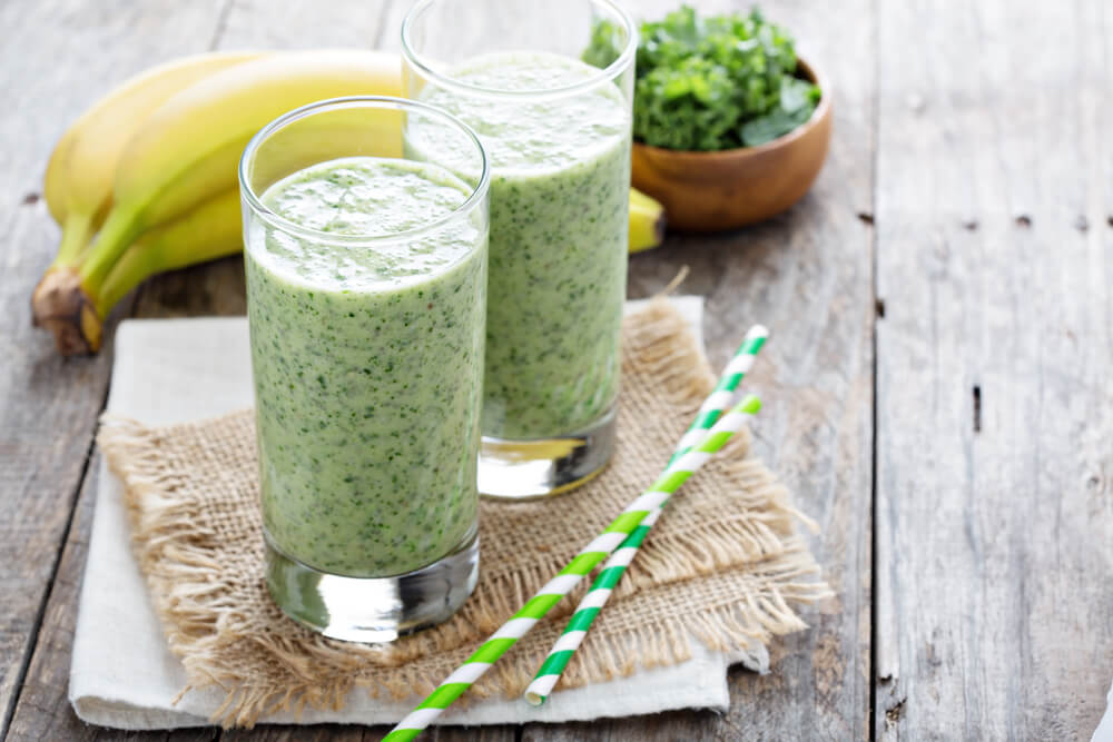 Kale and Peanut Butter Smoothie