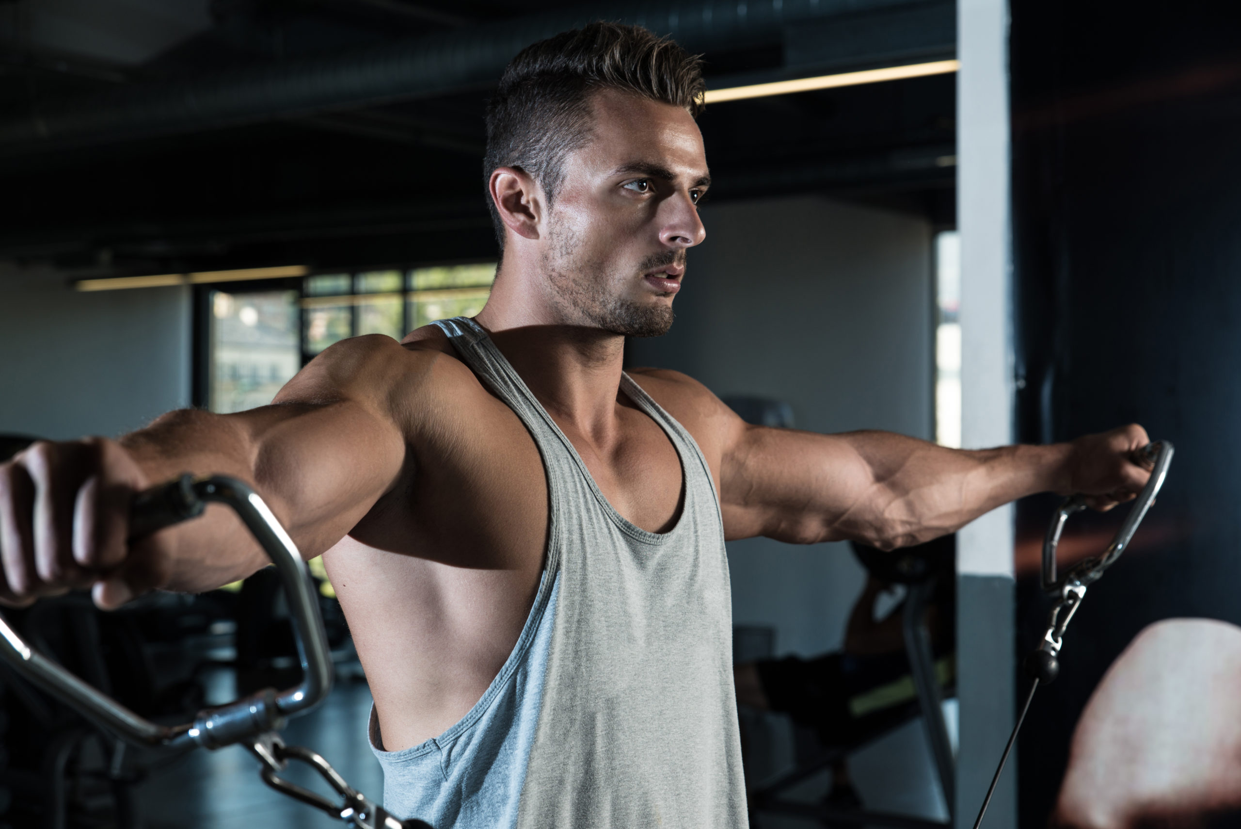 shoulder workout lateral raises